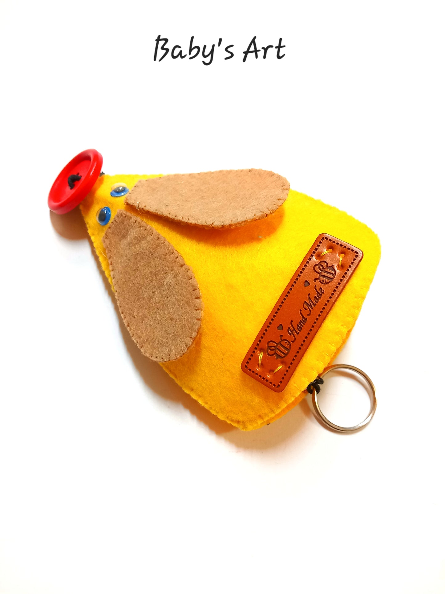 Portachiavi topolino giallo