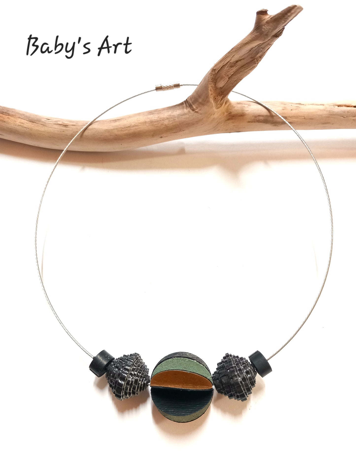 Collana perle origami