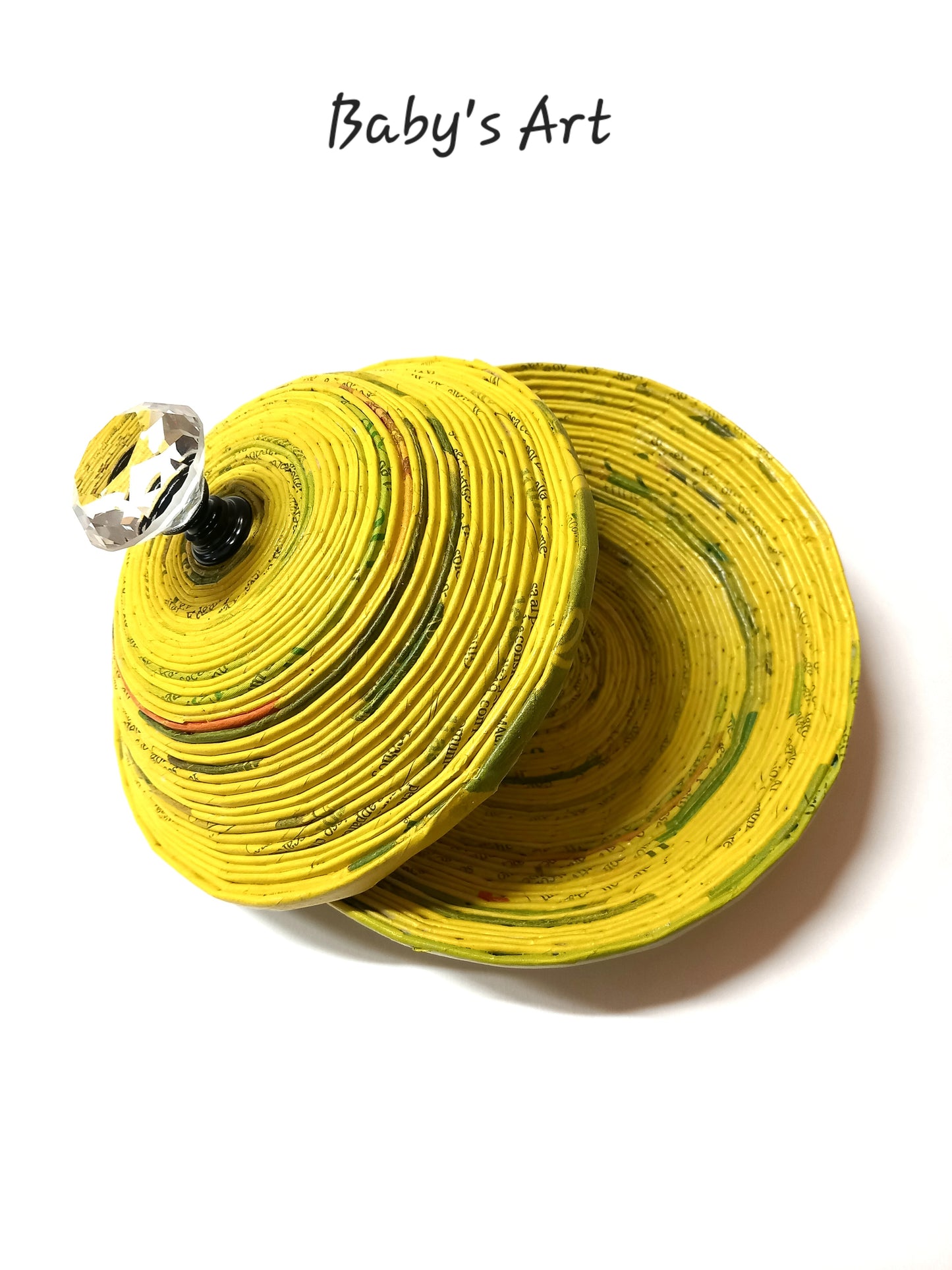 Cofanetto portagioie giallo