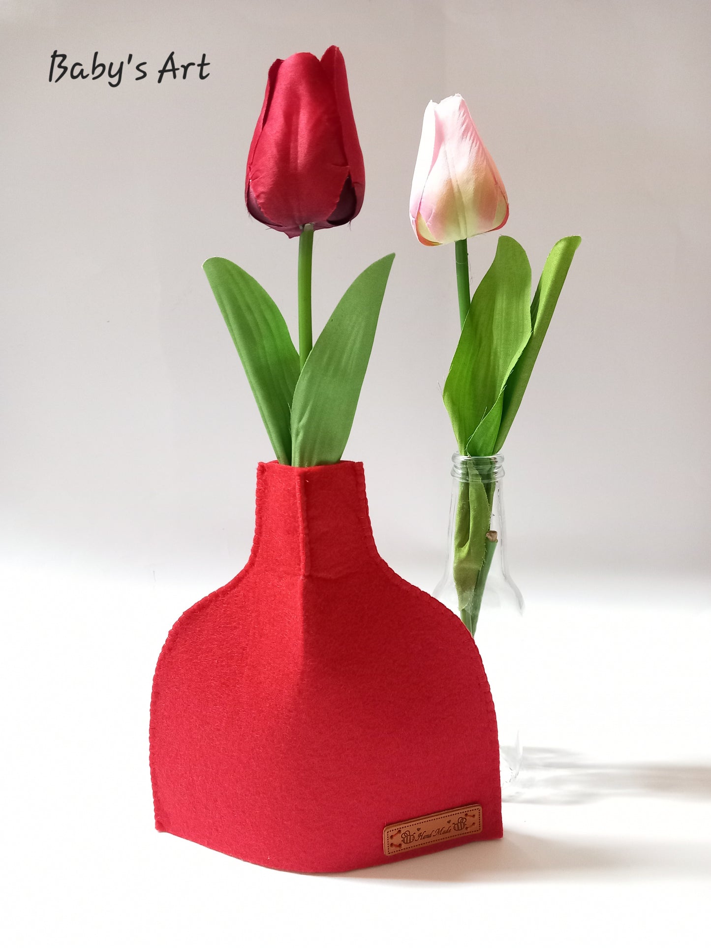 Coprivaso portafiori rosso