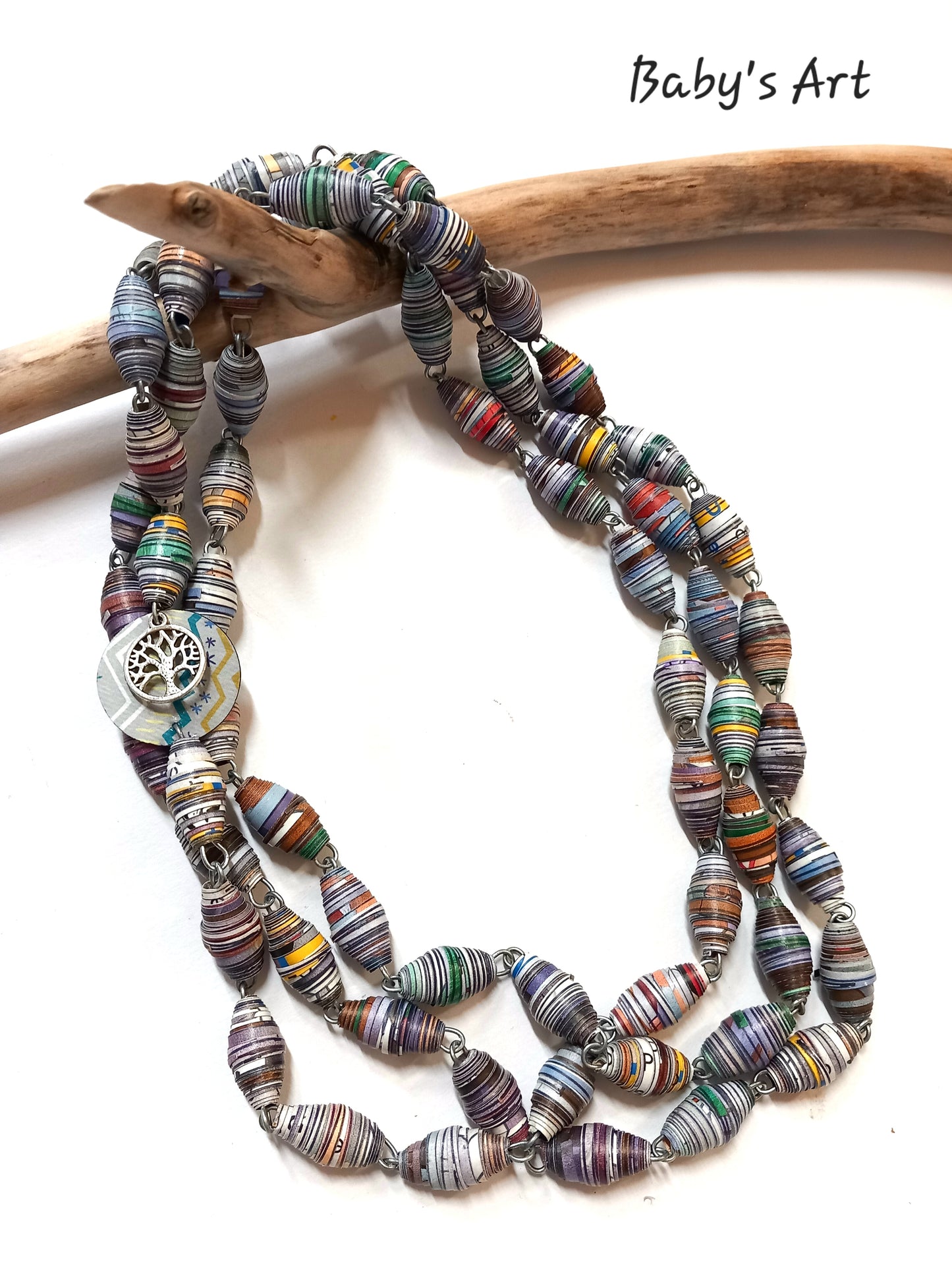 Collana Albero della Vita multicolore