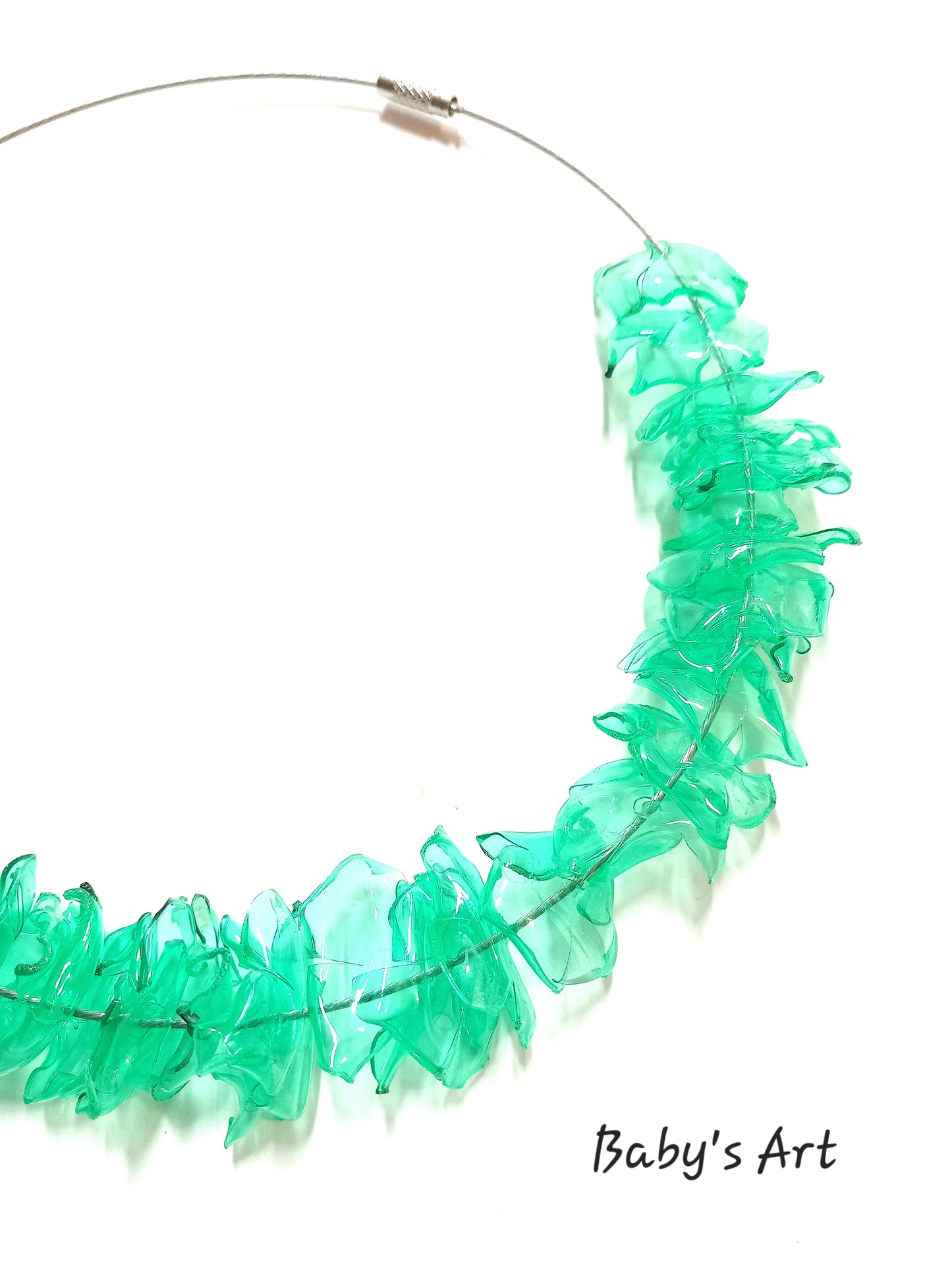 Collana Germogli smeraldo