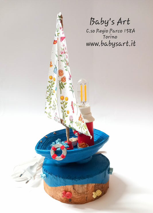 Lampada barca a vela