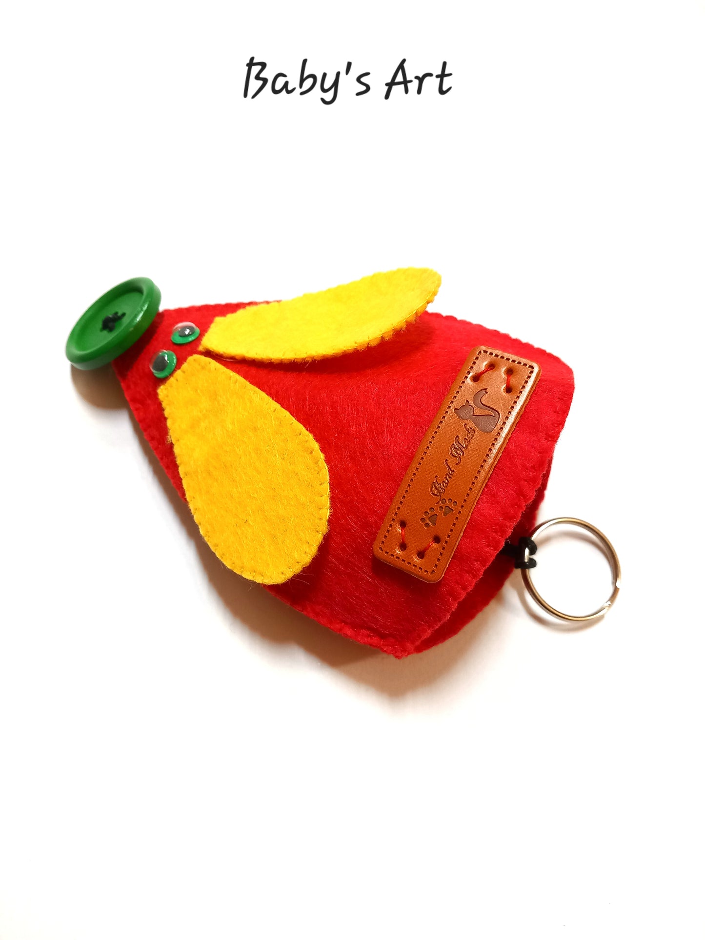 Portachiavi topolino rosso