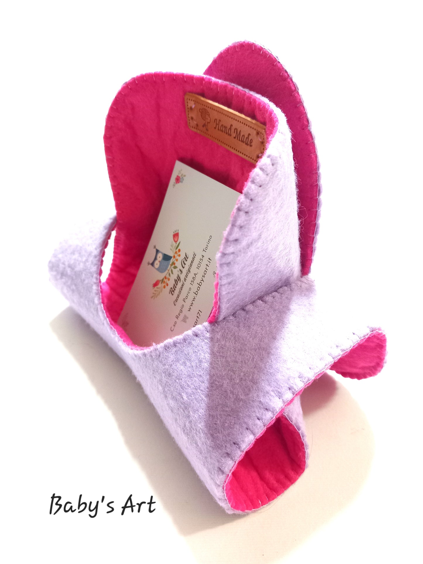 Poltroncina per smartphone fucsia e lilla