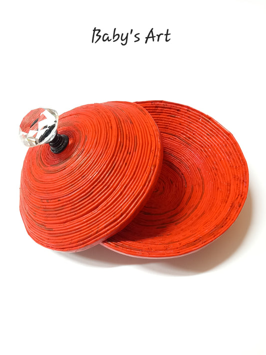 Cofanetto portagioie rosso