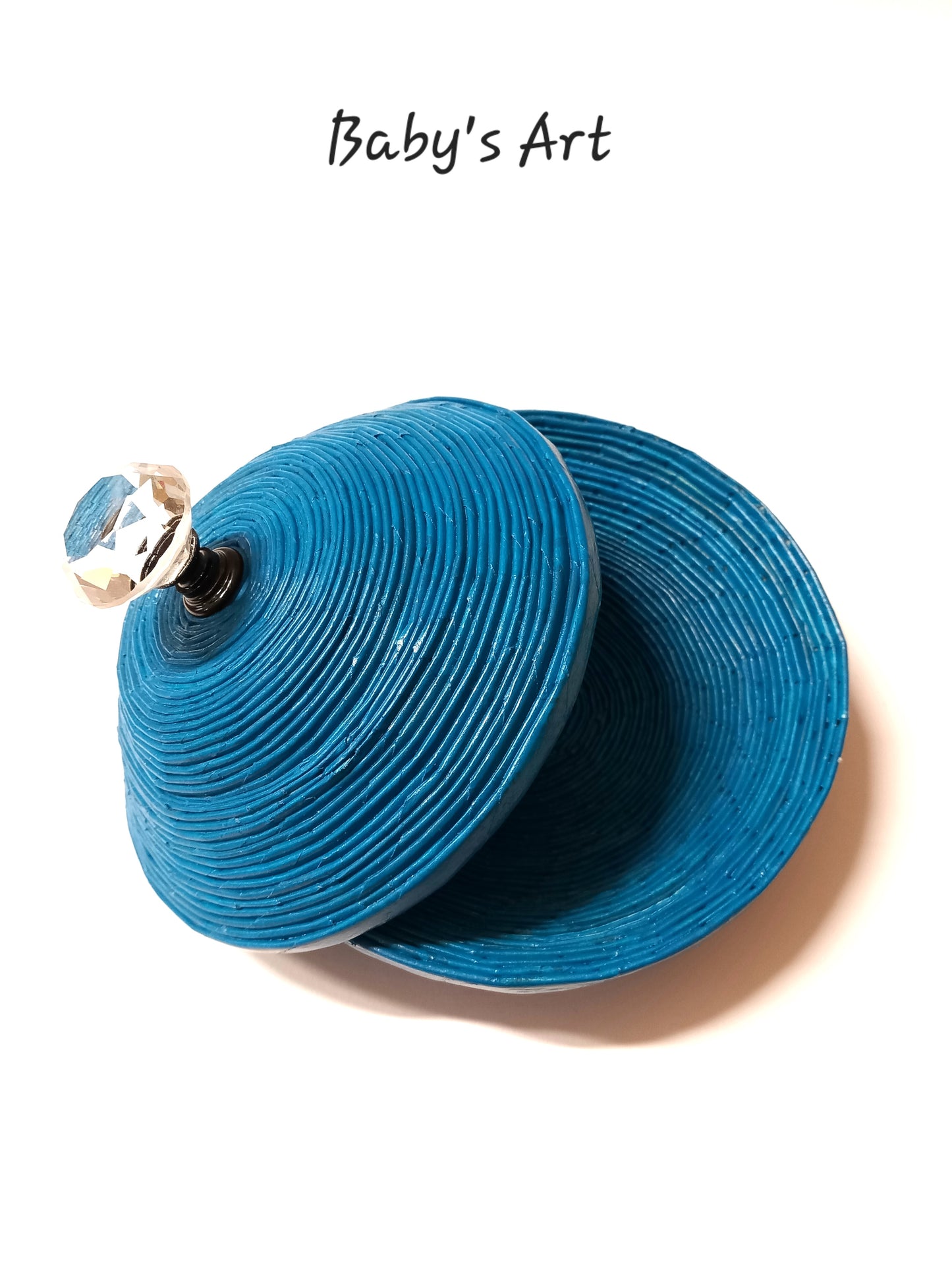 Cofanetto portagioie azzurro