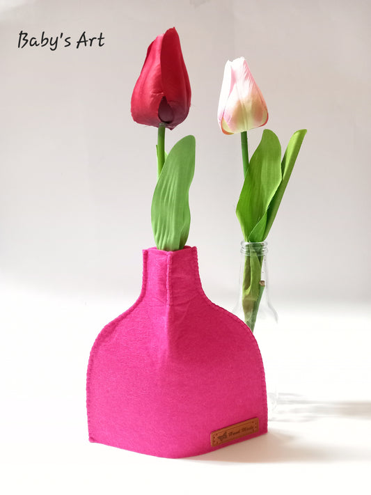 Coprivaso portafiori fucsia