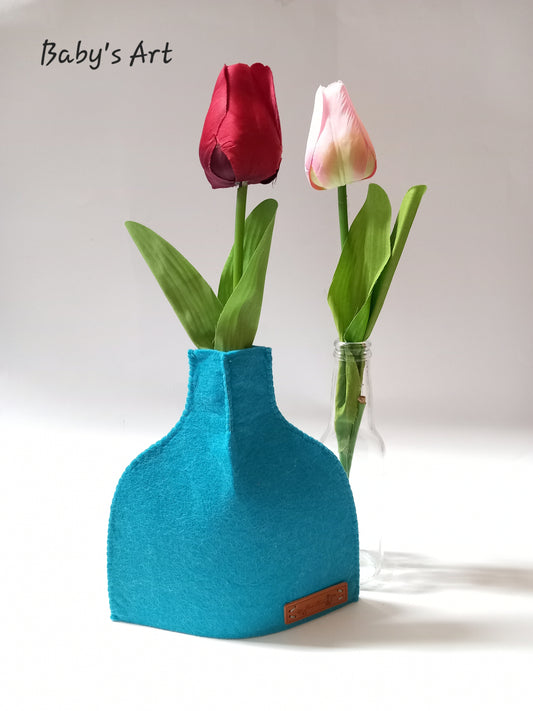 Coprivaso portafiori turchese