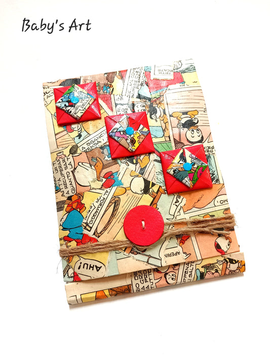 Taccuino fumetti origami colors