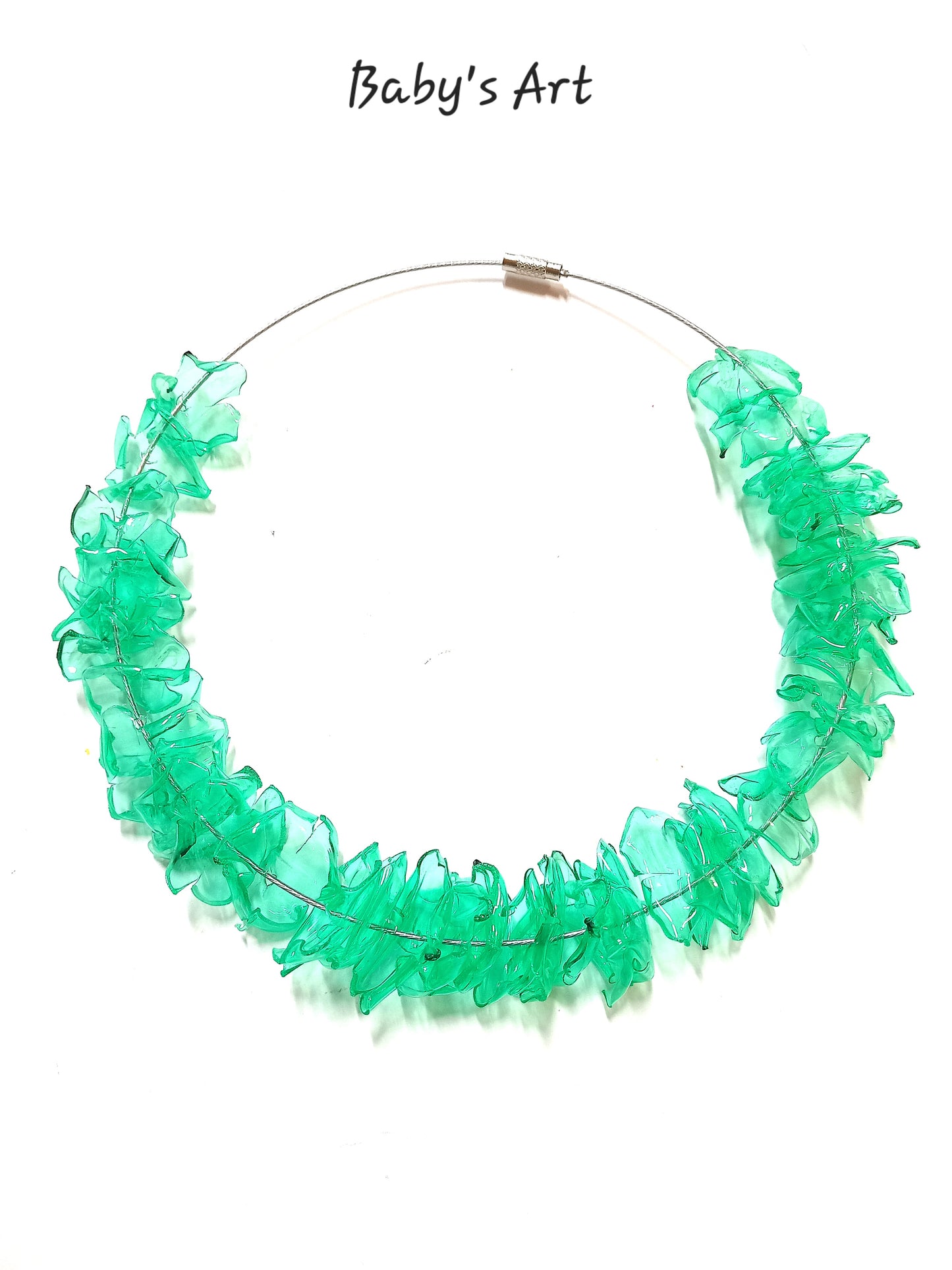 Collana Germogli smeraldo