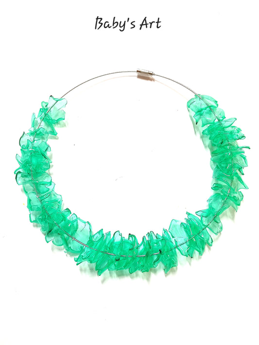 Collana Germogli smeraldo
