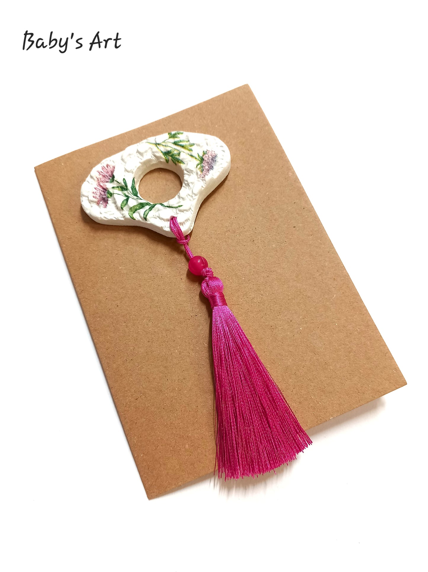 Segnalibro nappina fucsia