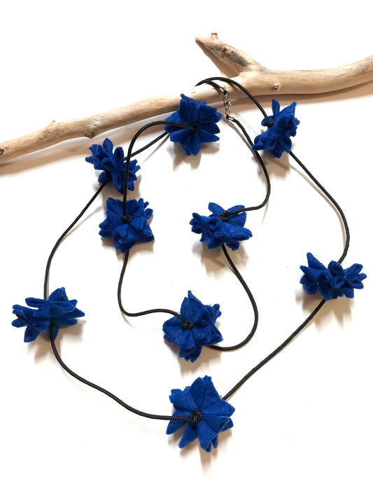 Collana Loto blu