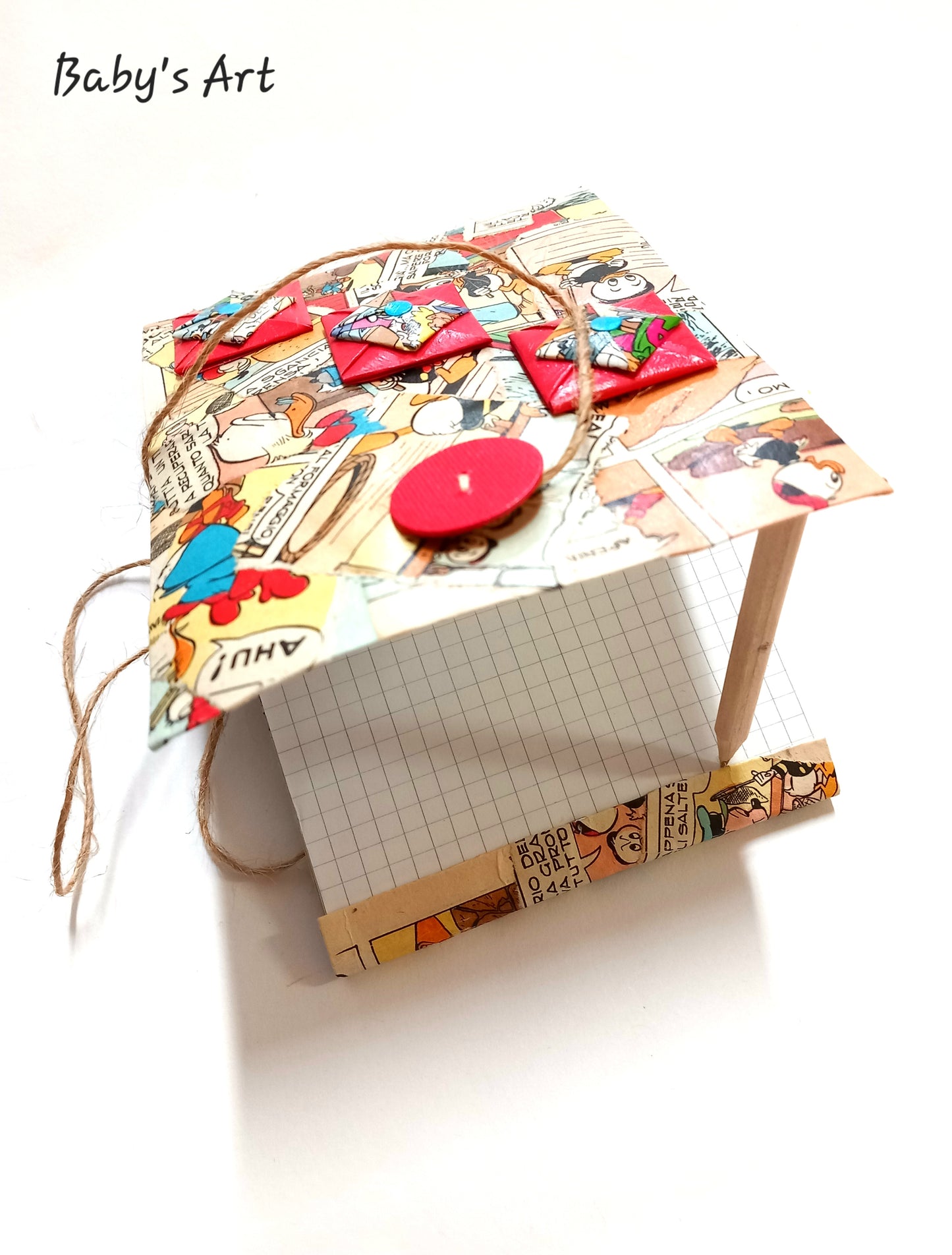 Taccuino fumetti origami colors