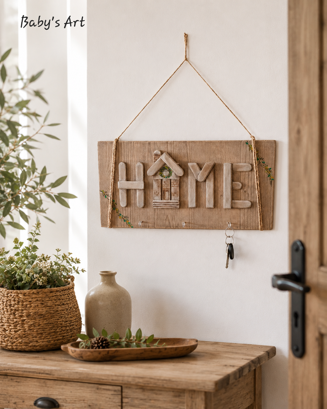 Targa decorativa Home